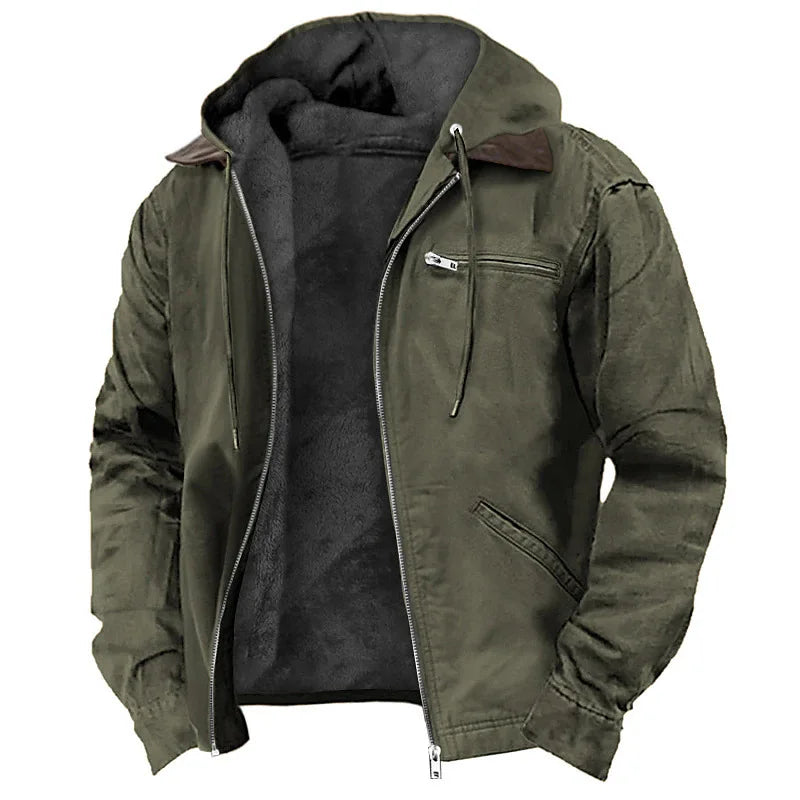 Men’s Casual Zip Jacket for Spring and Autumn
