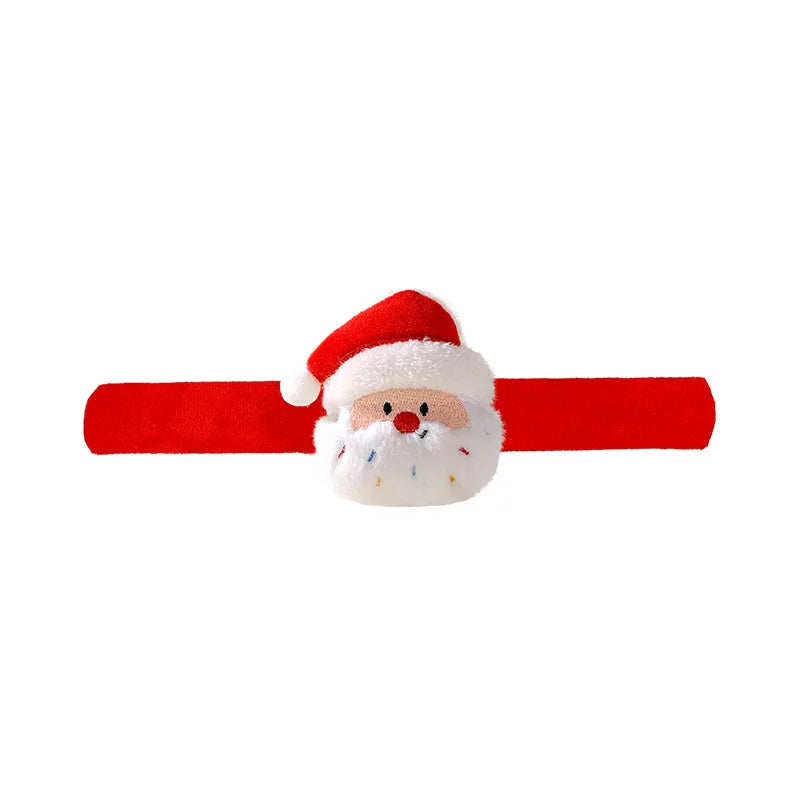 Plush Christmas Slap Bracelet