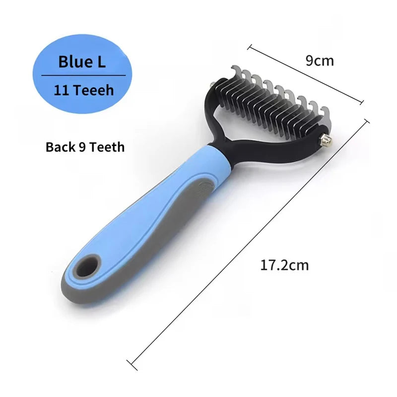 Pet Deshedding & Dematting Grooming Brush