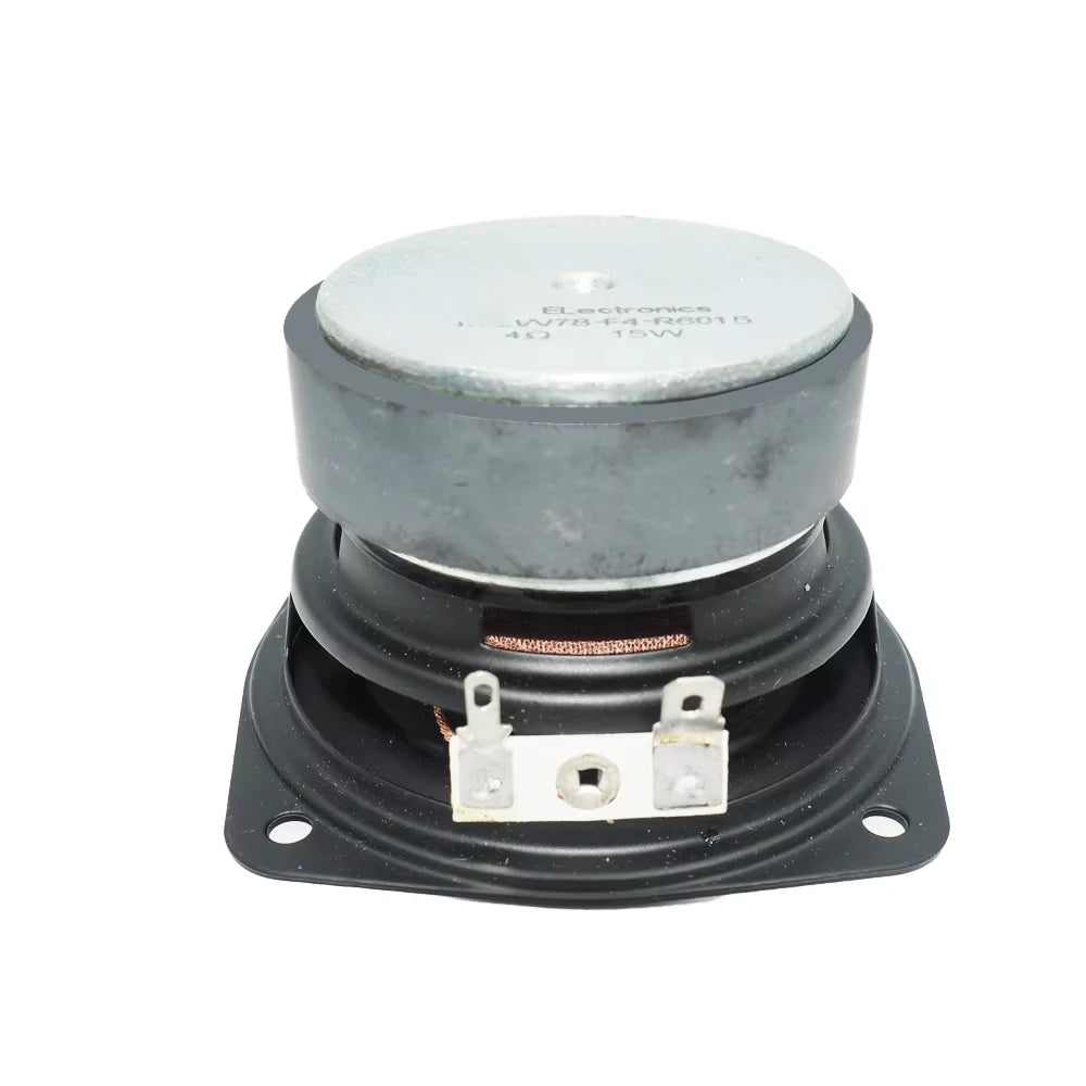 AUIN 1 pcs 3 Inch 78MM Subwoofer Speaker 4 Ohm 15W Supper Bass Audio Square Woofer DIY Home Theater Sound Bookshelf Loudspeaker