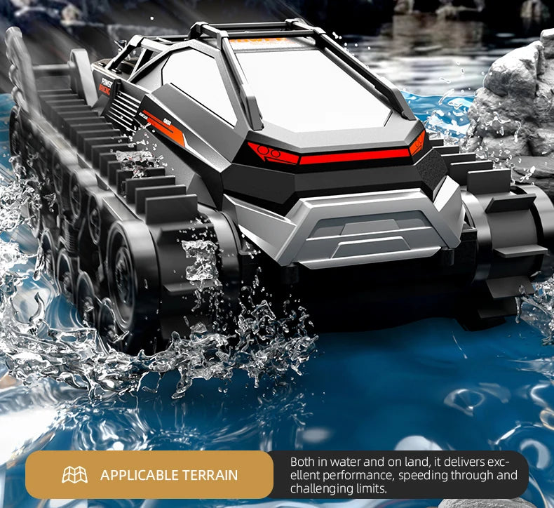 Rc Car JJRC Q183 Tank Track truck Remote Control Cars Off Road 2.4G Amphibious Crawler Climbing Electric Model Vehicles Toys