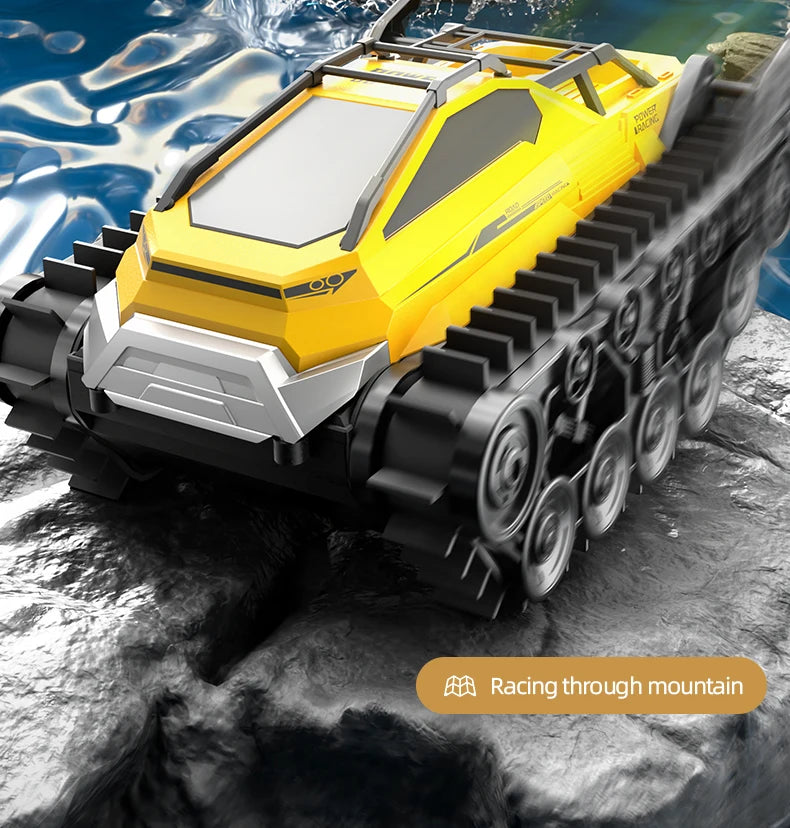 Rc Car JJRC Q183 Tank Track truck Remote Control Cars Off Road 2.4G Amphibious Crawler Climbing Electric Model Vehicles Toys