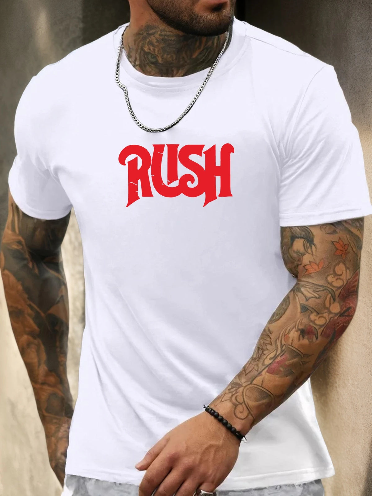 Men’s RUSH 100% Cotton Graphic T-Shirt
