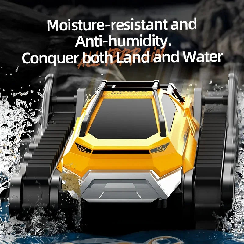Rc Car JJRC Q183 Tank Track truck Remote Control Cars Off Road 2.4G Amphibious Crawler Climbing Electric Model Vehicles Toys