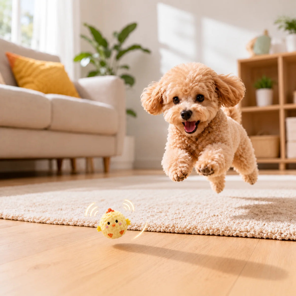 Interactive Bouncing Sound Pet Ball Toy