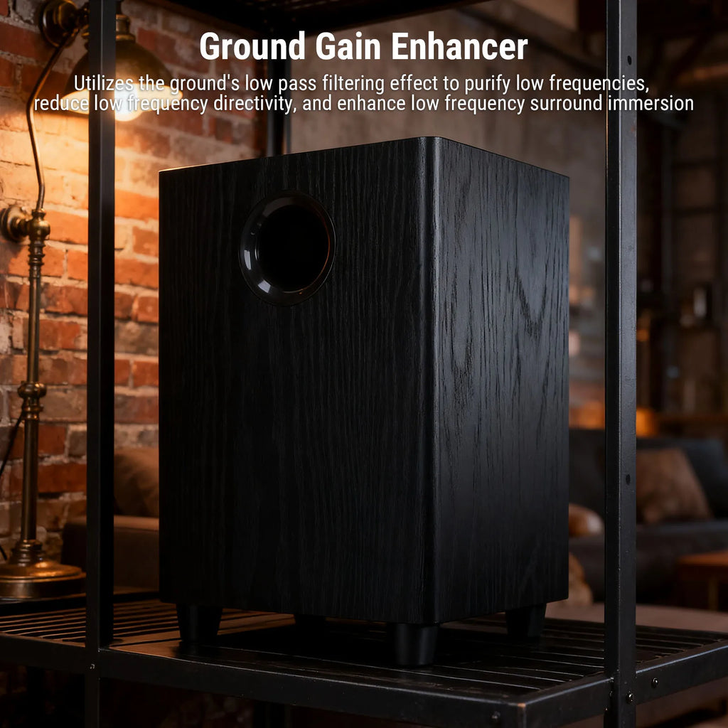 100W Home Subwoofer 6.5 Inch Independent Passive Subwoofer Speaker Plug and Play for Home Theater Party Home Theater Subwoofer
