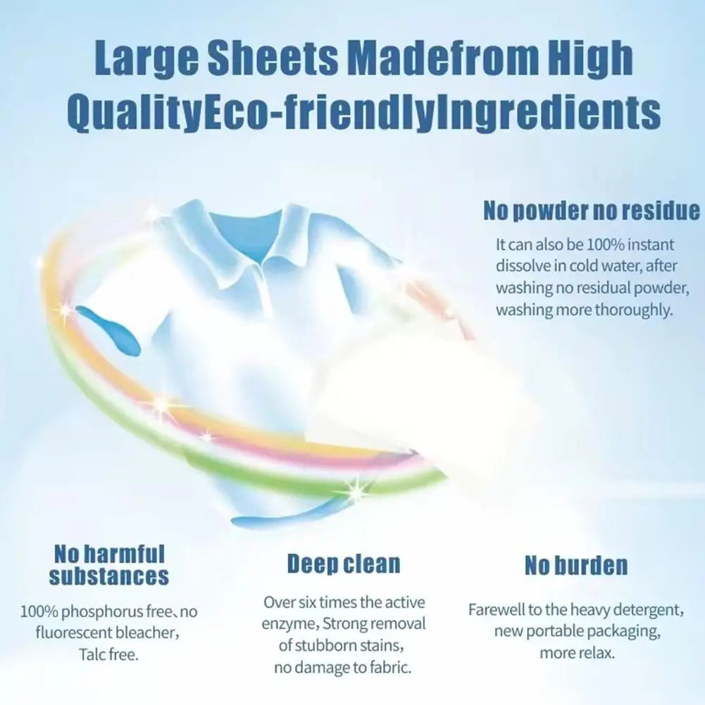 150Pcs Detergent For Washing Machines Laundry Tablets Underwear Children's Clothing Laundry Soap Concentrated Washing Powder