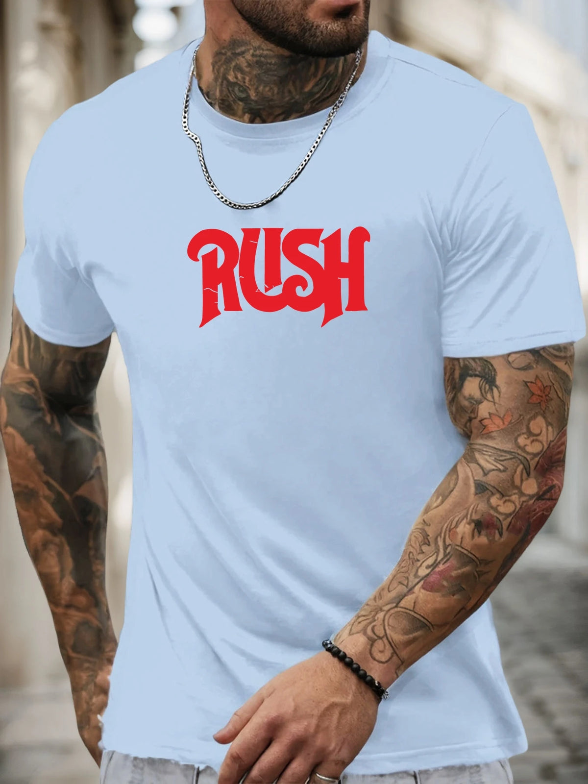 Men’s RUSH 100% Cotton Graphic T-Shirt