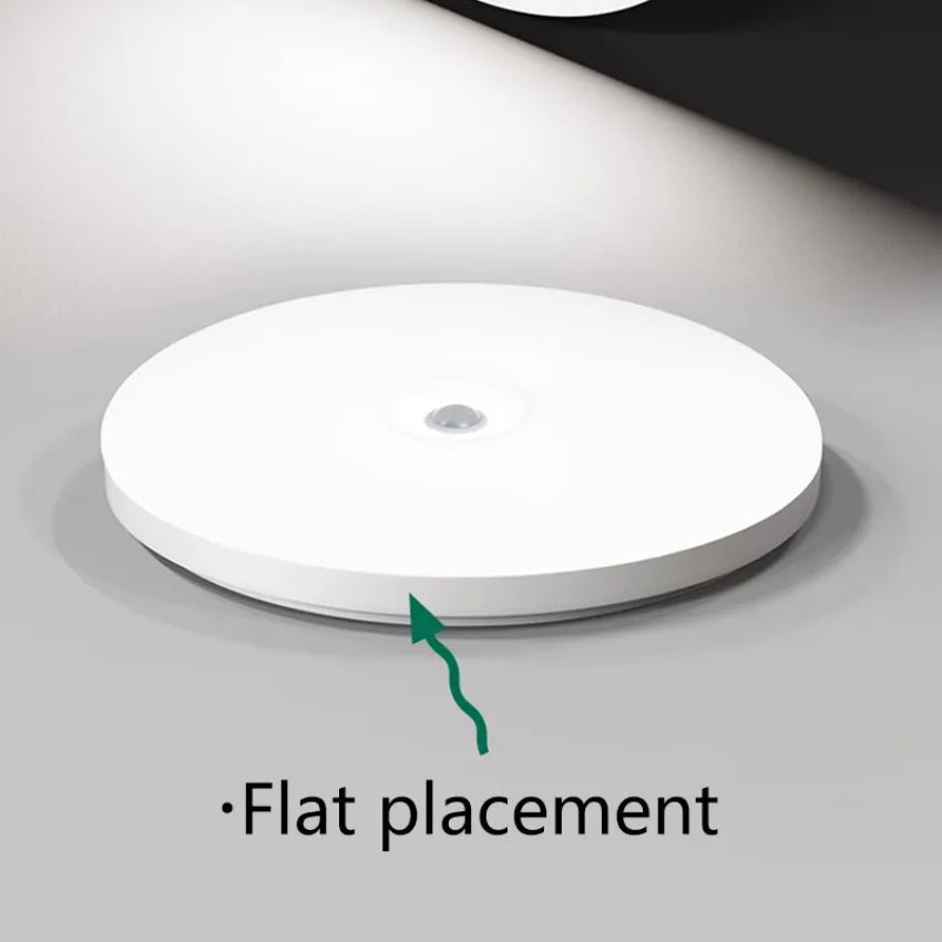 Lámpara de techo LED blanca con sensor de movimiento