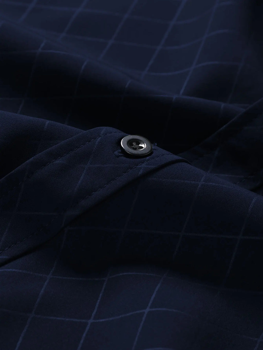 Camisa de manga larga con botones para hombre, estilo casual elegante