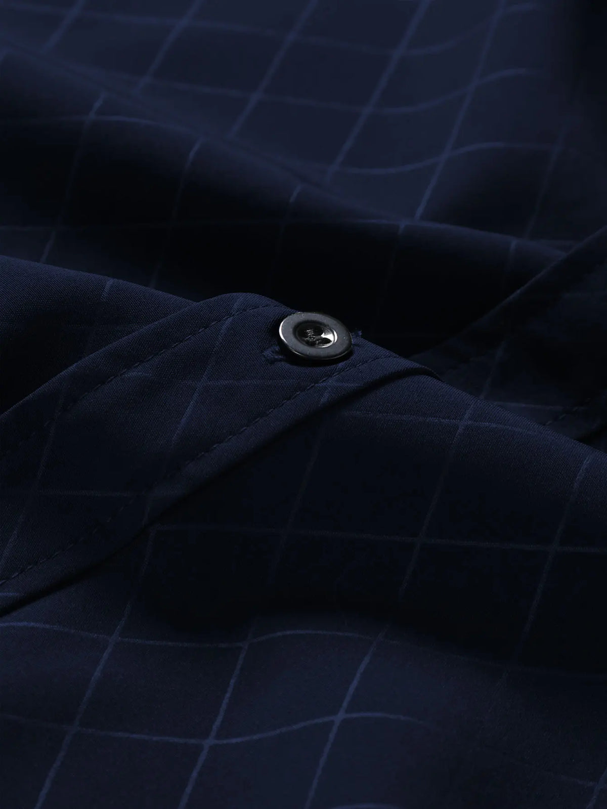 Camisa de manga larga con botones para hombre, estilo casual elegante