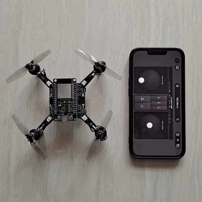 Open Source Programmable Mini DIY Drone with PCB Propeller Guards Perfect for STEM Enthusiasts Teenager Educational Practice