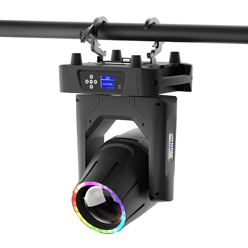 380W 19R IP65 RGB Ring DMX Moving Head Beam Light