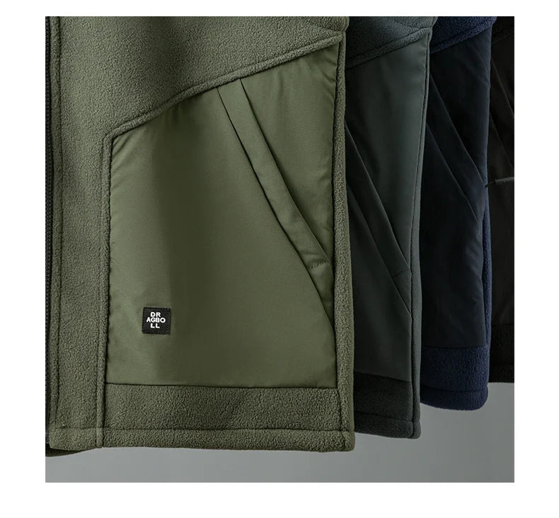 DUKEEN Men’s Stand-Collar Zip Vest