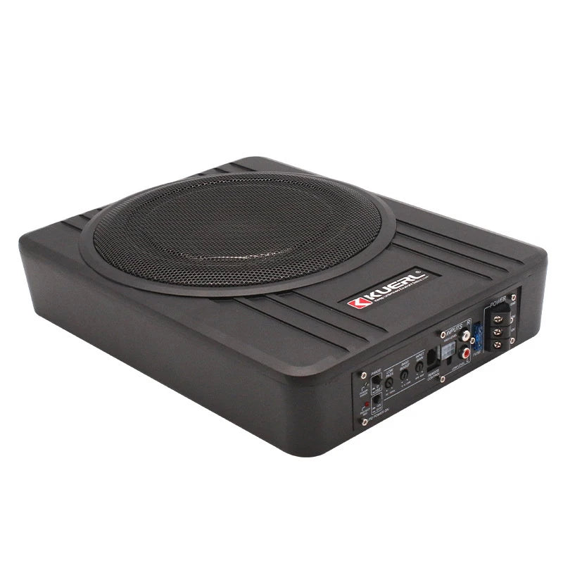 8/10 Inch Subwoofer Car Audio 12V600W High-power Aluminum Alloy Car Speaker Under Seat Woofer Modification Ultra-thin Subwoofer