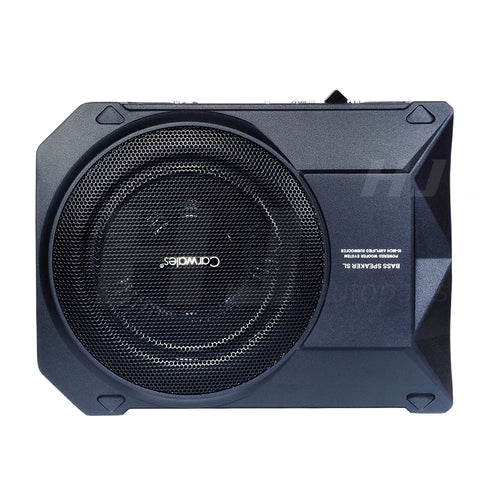 10-Inch Active Under-Seat Car Subwoofer — 1200W Peak