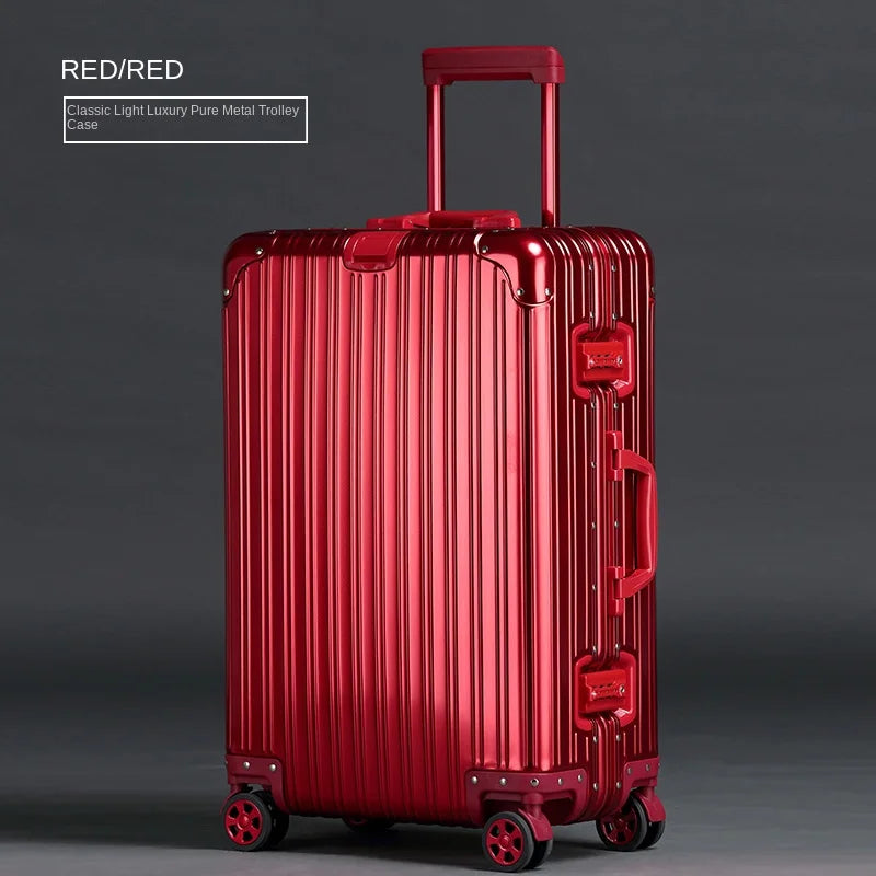 Aluminum-Magnesium TSA Lock Travel Suitcase