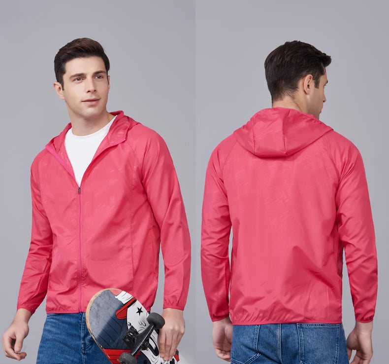 Chaqueta de senderismo ligera unisex JNLN