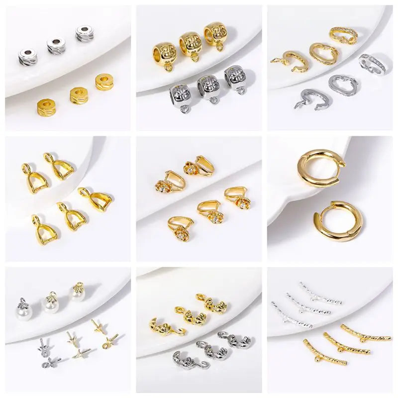 14K Gold-Plated Brass Jewelry-Making Chain