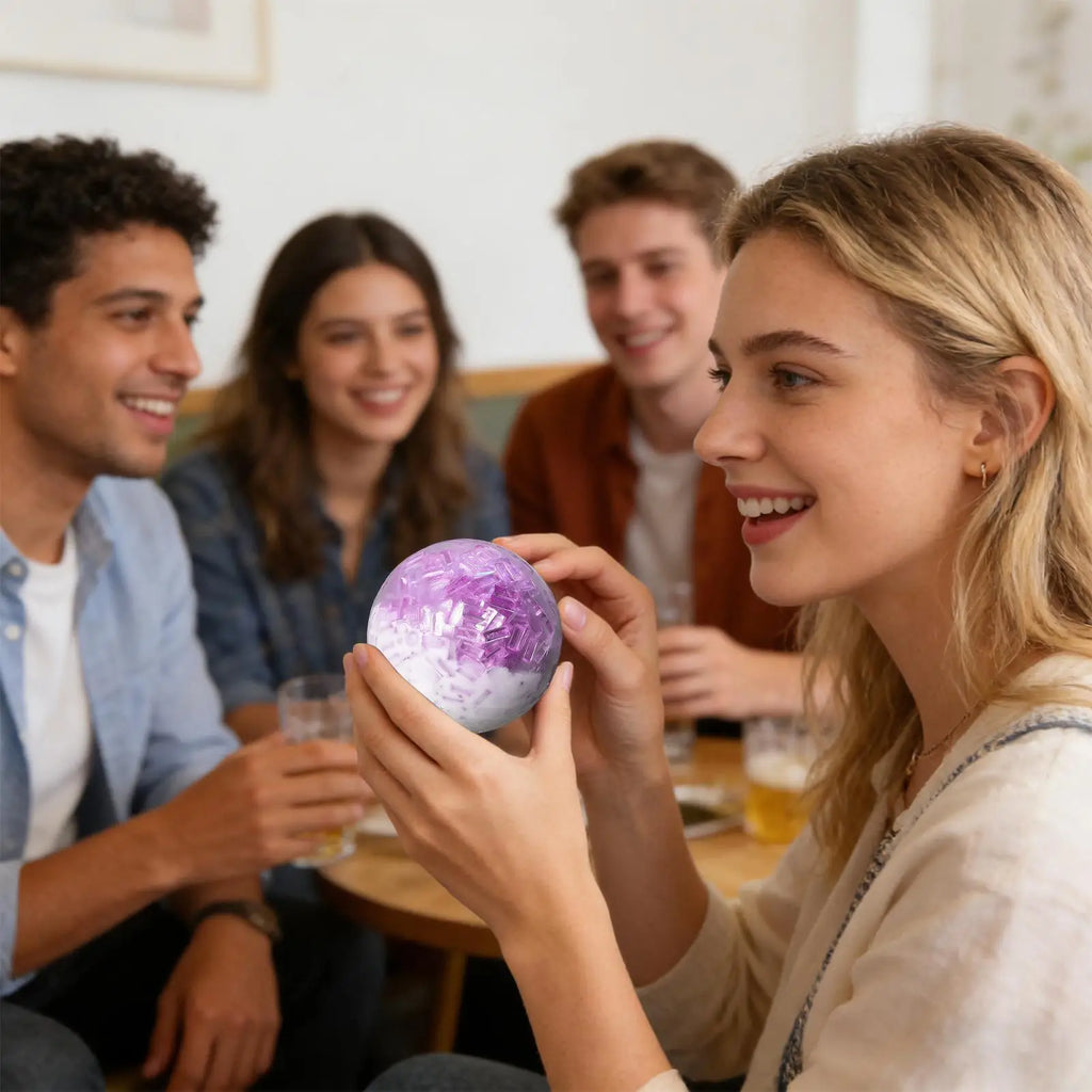 Stress Ball Crunchy Squeeze Noisy Squeeze Toys  Stress Relief Ball Toy Anti Anxiety Toys For Kids Teens AdultsStudying Working