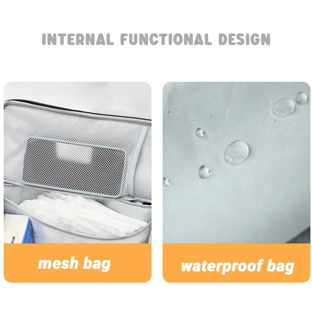 Large-Capacity Baby Stroller Organizer Bag