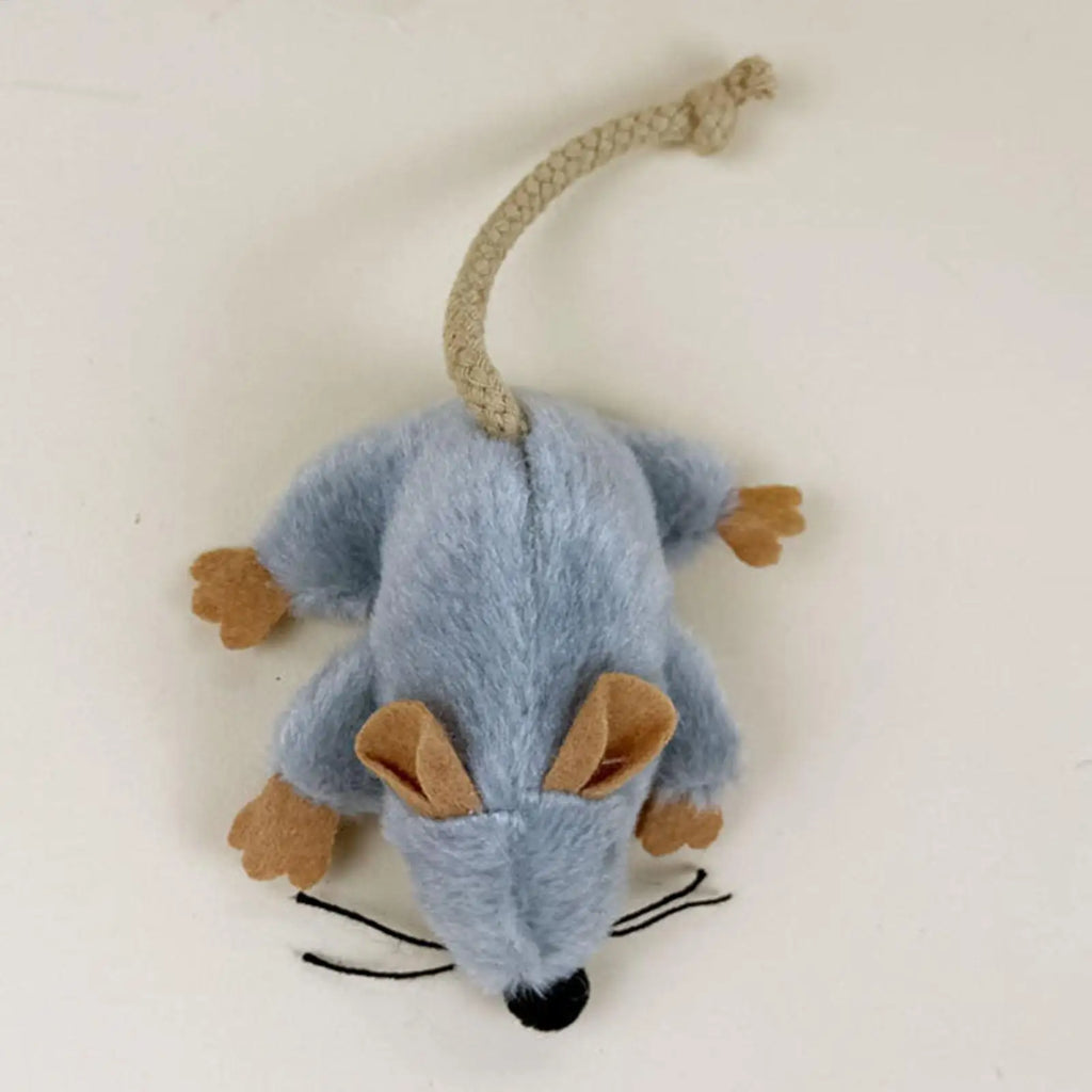 Interactive Plush Mouse Cat Toy with Sound