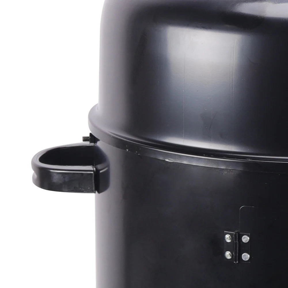 Outdoor Charcoal BBQ Smoker Oven with Thermometer
