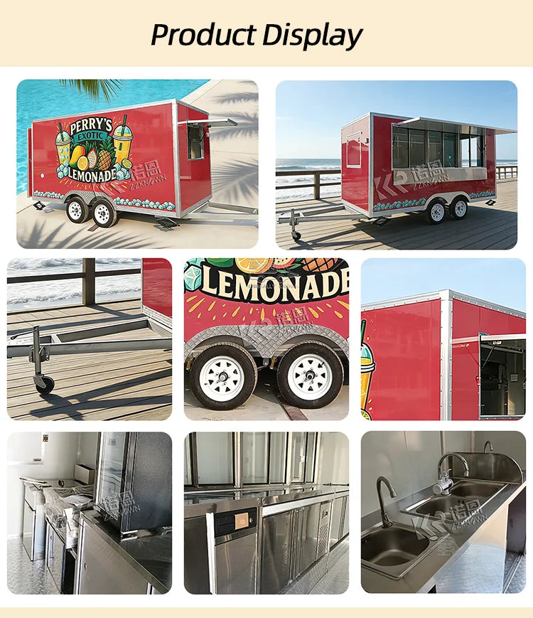 Multi-Function Mobile Fast-Food Trailer