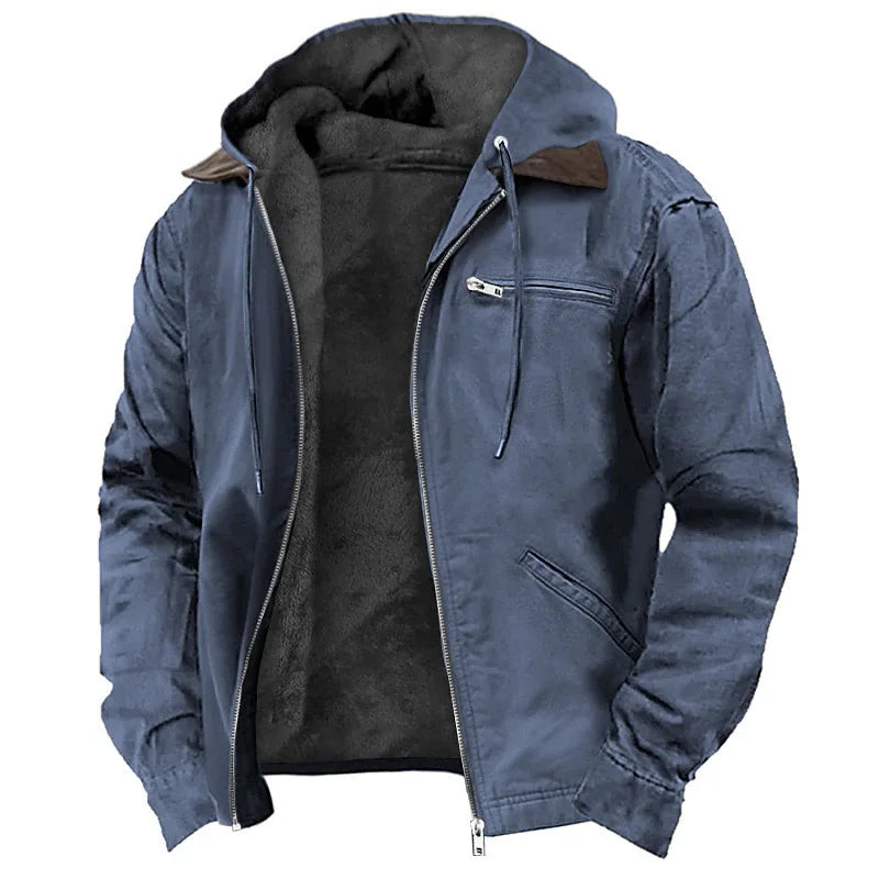 Men’s Casual Zip Jacket for Spring and Autumn