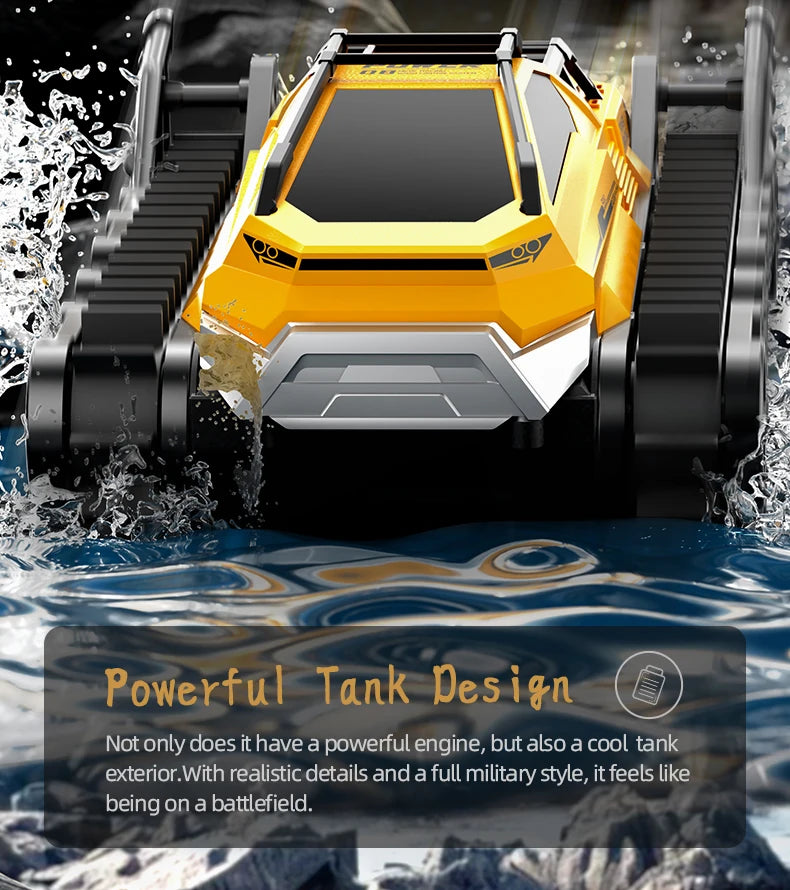 Rc Car JJRC Q183 Tank Track truck Remote Control Cars Off Road 2.4G Amphibious Crawler Climbing Electric Model Vehicles Toys