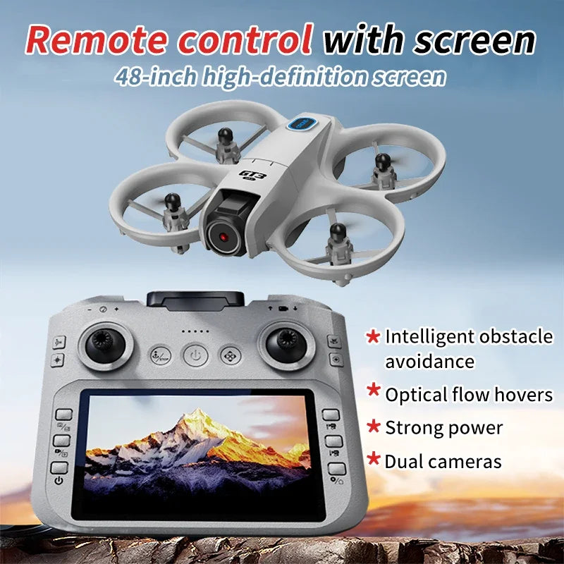 2025New GT3 MAX Drone 8K HD 4.3" Remote Control Headless Mode Helicopter 360° Flip Quadcopter Toys Mini Drone Fors Kid Toy Gifts
