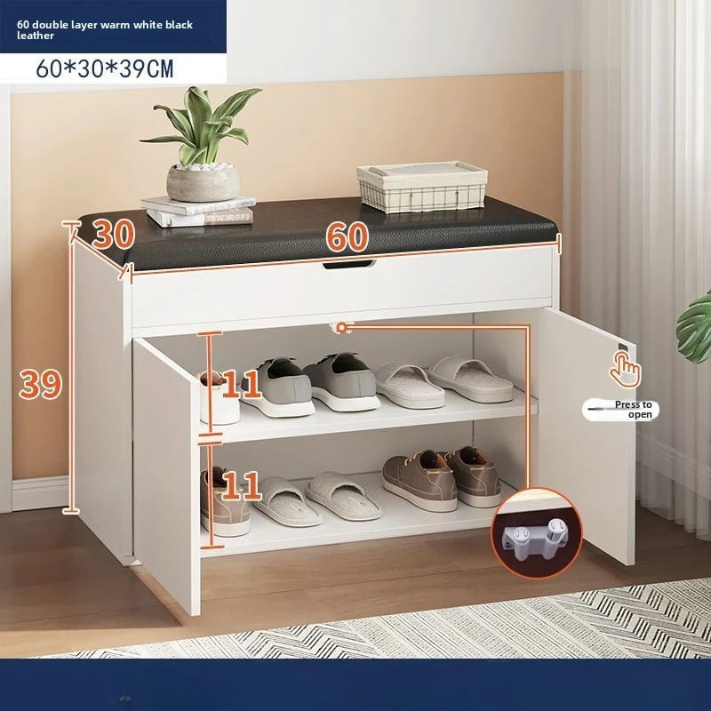 Entryway Shoe Bench with Storage