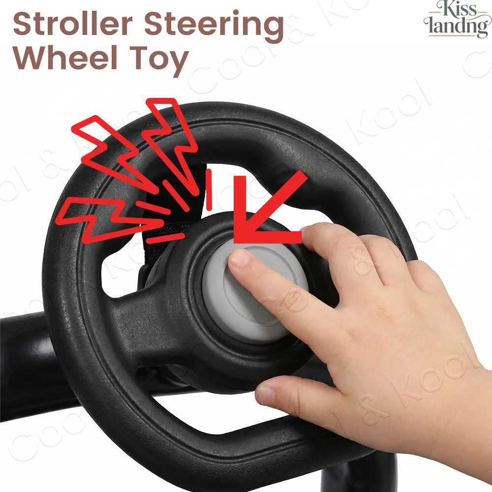 360° Stroller Steering Wheel Toy