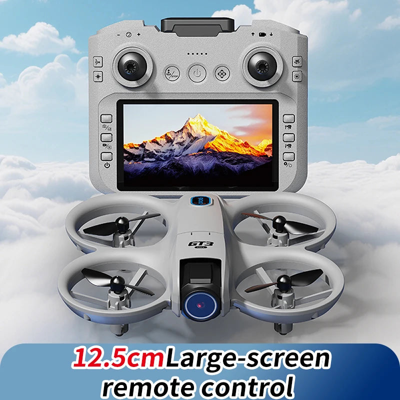 2025New GT3 MAX Drone 8K HD 4.3" Remote Control Headless Mode Helicopter 360° Flip Quadcopter Toys Mini Drone Fors Kid Toy Gifts