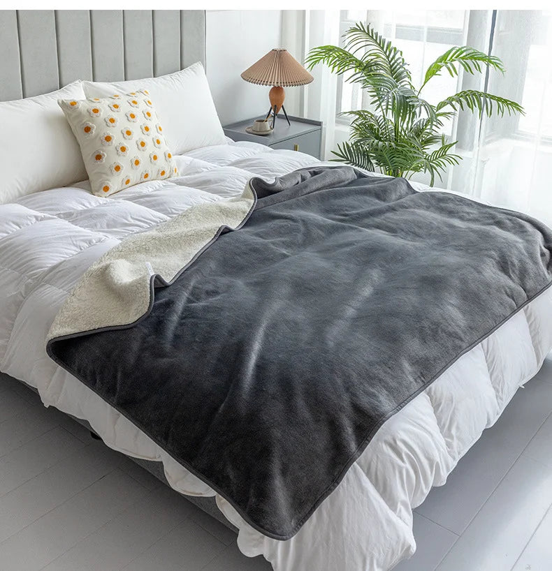 Waterproof Pet Blankets for Beds Soft Sherpa Fleece Dog Cat Blanket Double Side Flannel Warm Sofa Throw Blanket Pet Sleeping Mat Padilla Innovations LLC
