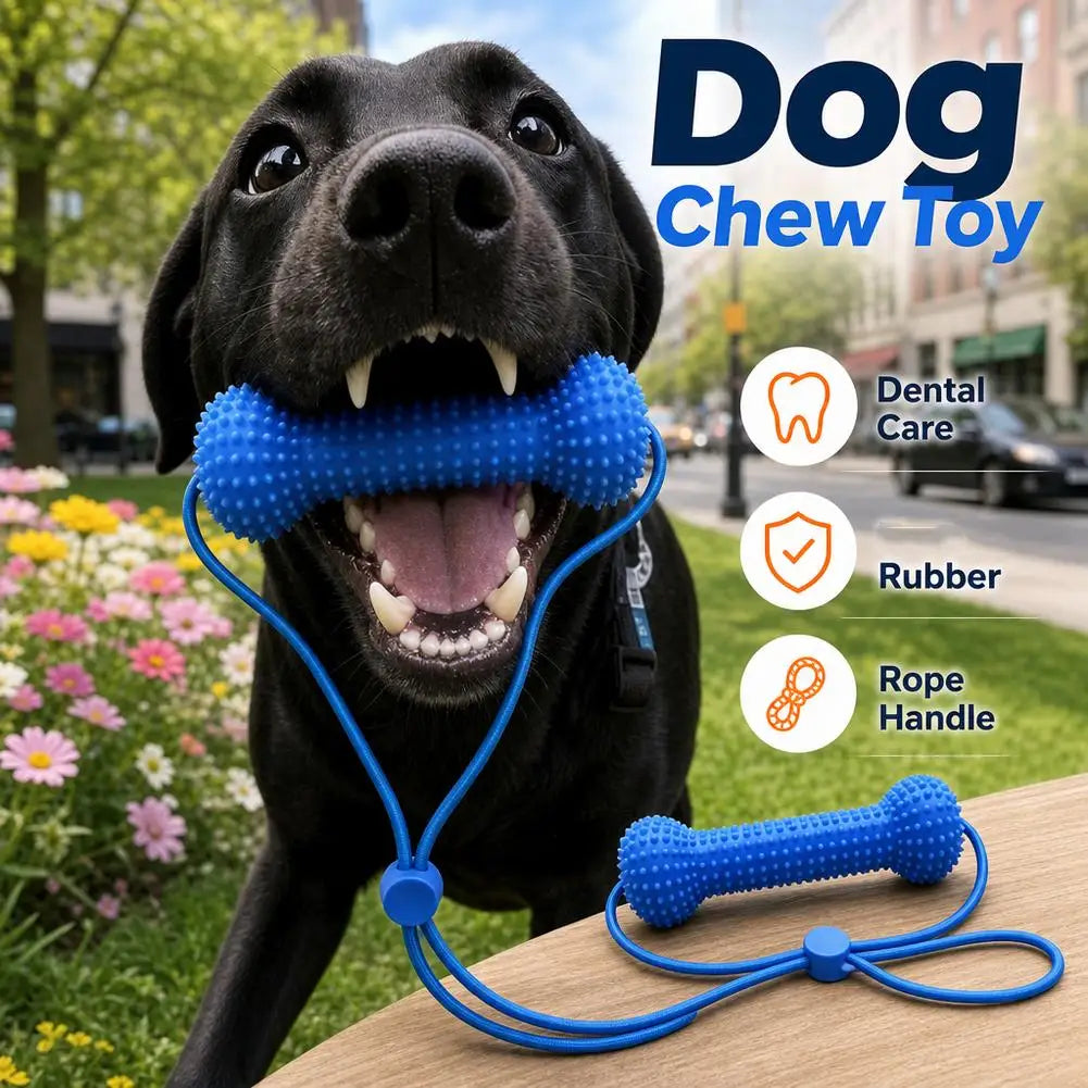 Dual-Action Canine Dental Chew Tool