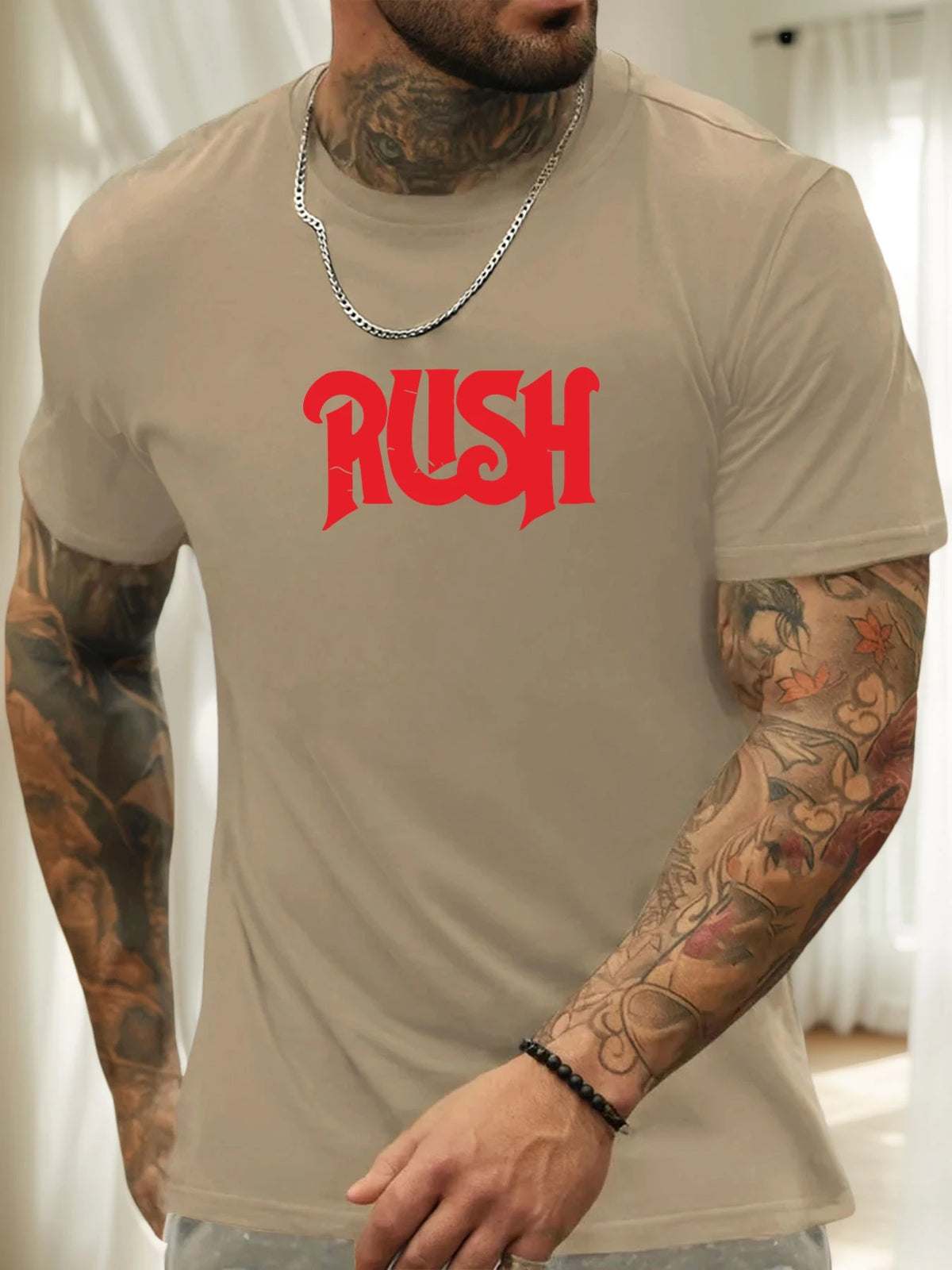 Men’s RUSH 100% Cotton Graphic T-Shirt