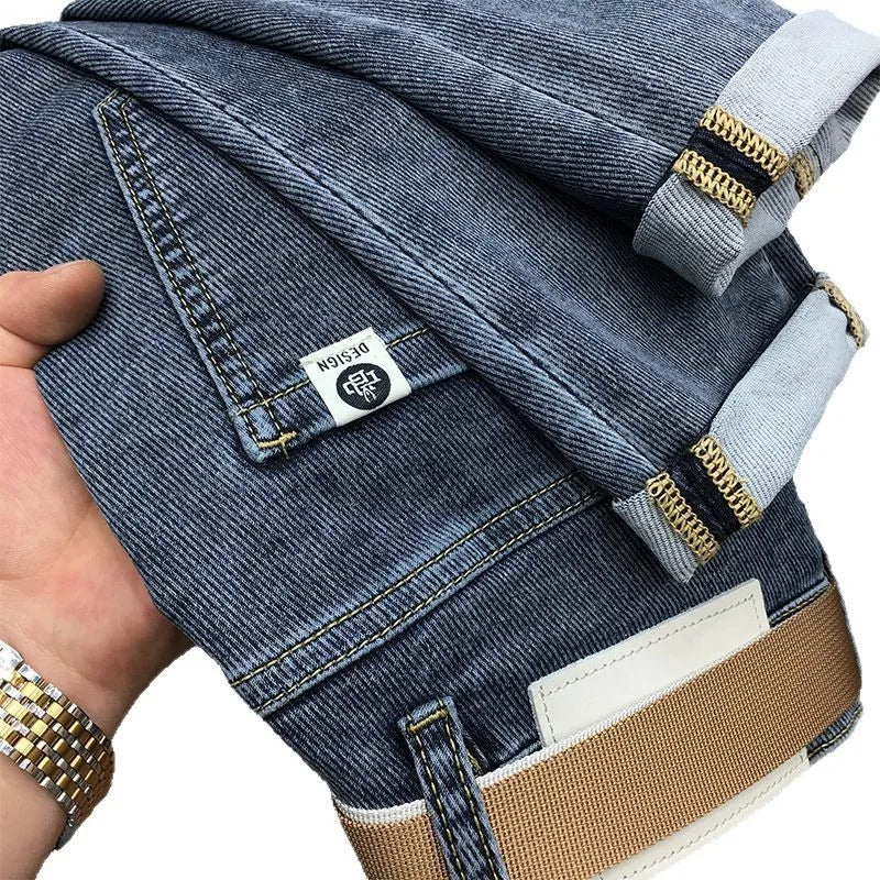 Men’s Slim-Fit Cotton-Blend Jeans