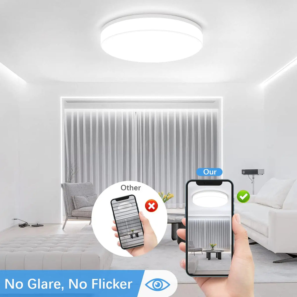 Plafón LED redondo ultradelgado