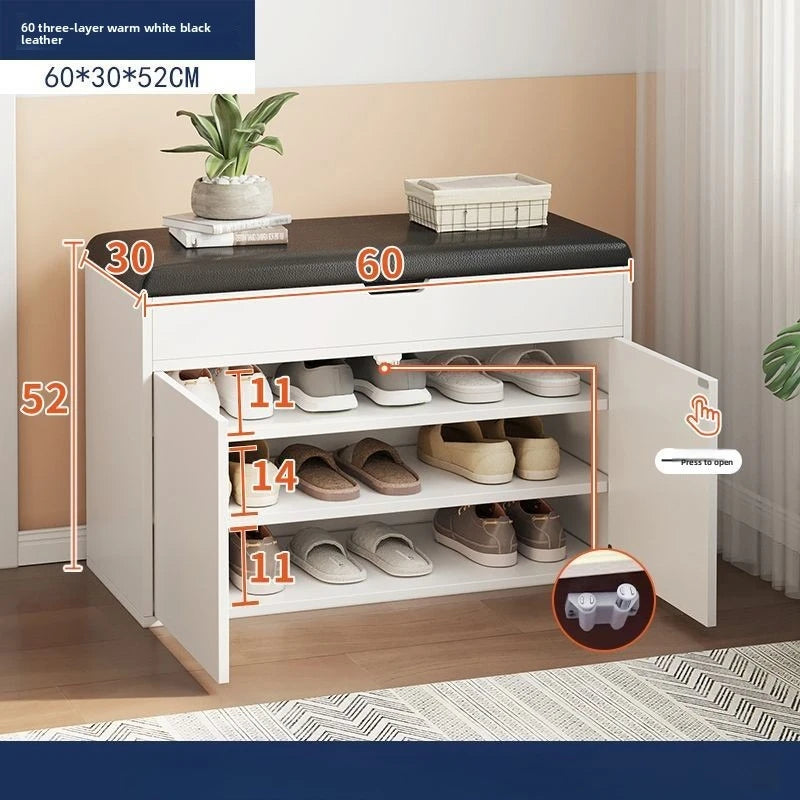 Entryway Shoe Bench with Storage