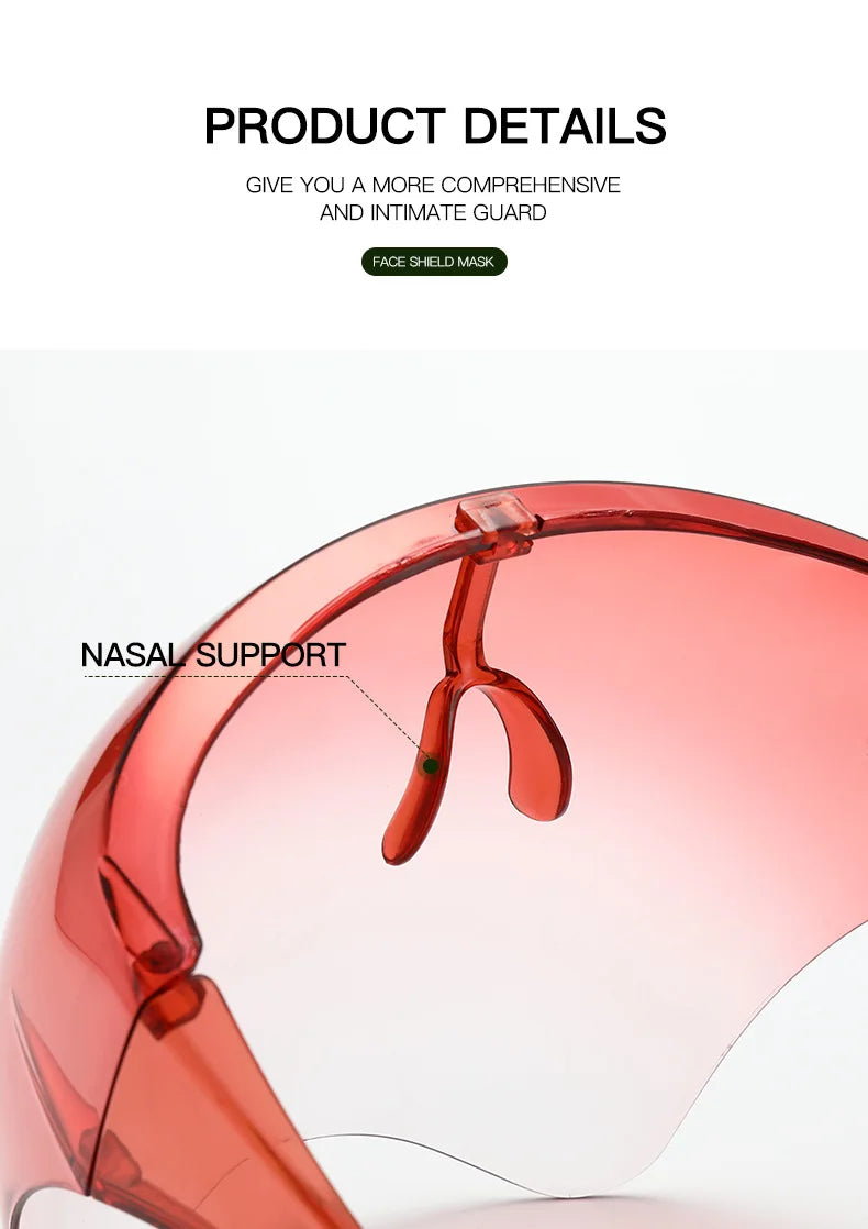 Gafas de sol con pantalla facial completa