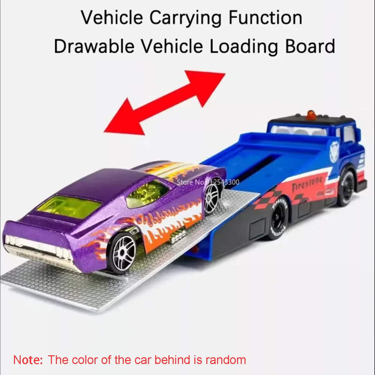 1:64 Diecast Container Trailer Toy