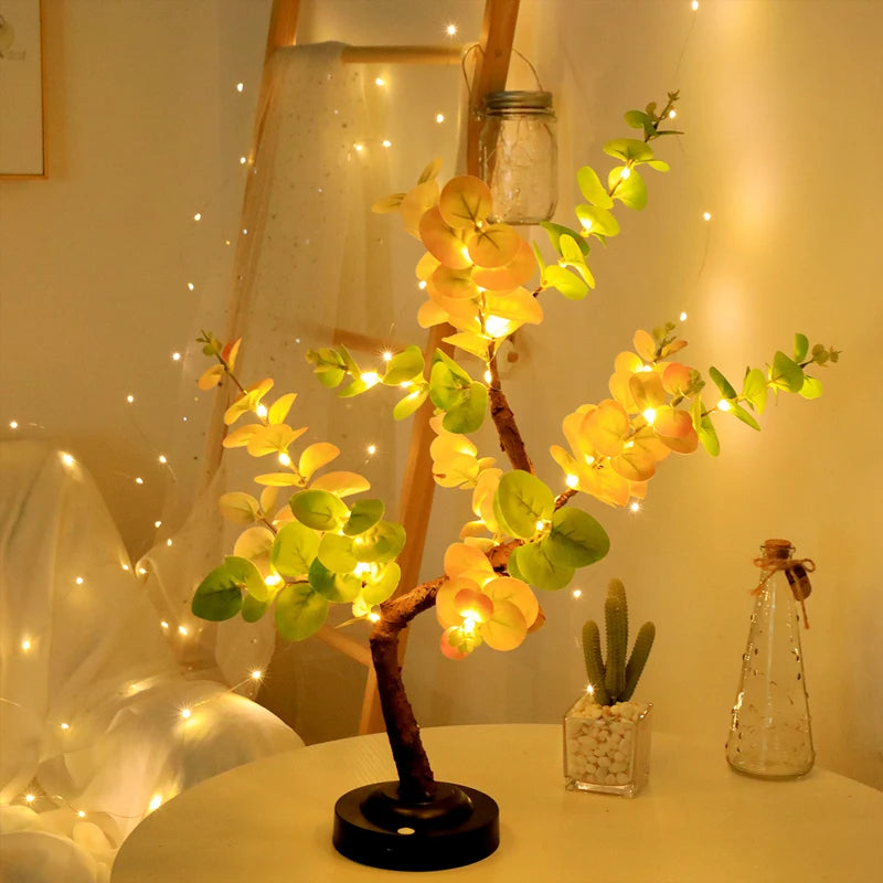 Lámpara de árbol LED ajustable de luz blanca cálida