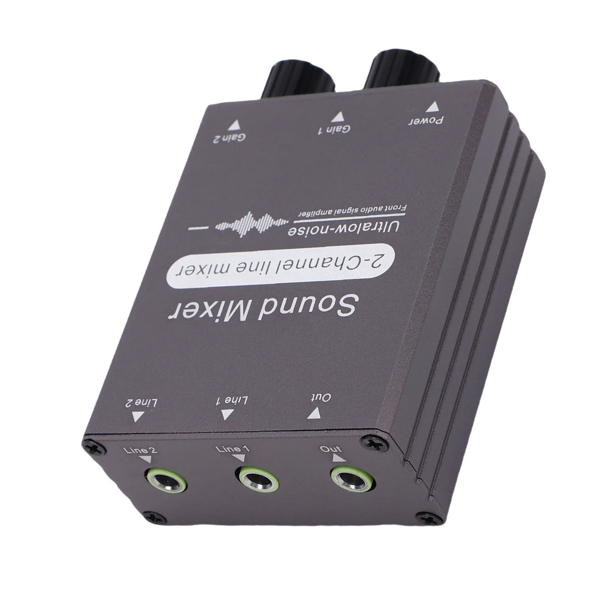 2-Channel 3.5mm Stereo Audio Mixer/Switcher