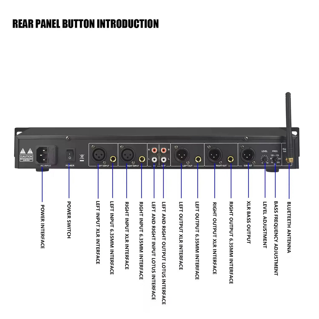 Ecualizador de audio digital de 31 bandas EQ31SUB