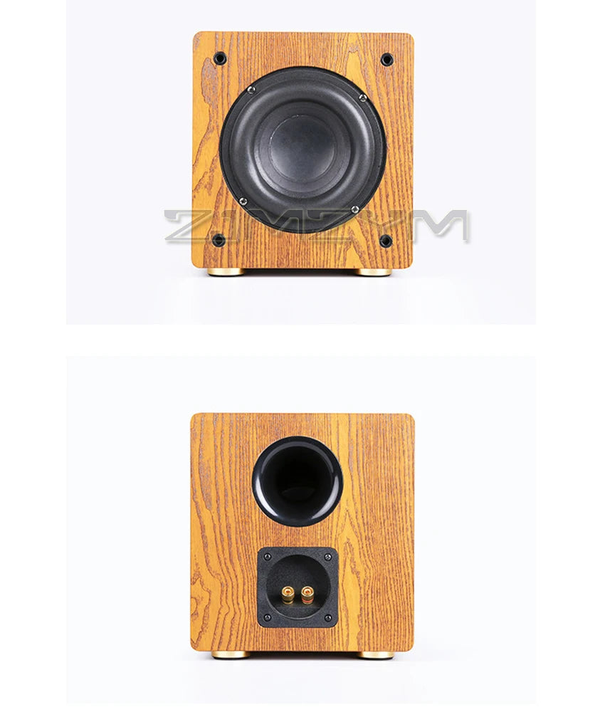 6.5-inch Large Magnetic Steel Subwoofer With Ultra-low Frequency And Passive Subwoofer 2.1 5.1 Home Theater Wooden Sound System