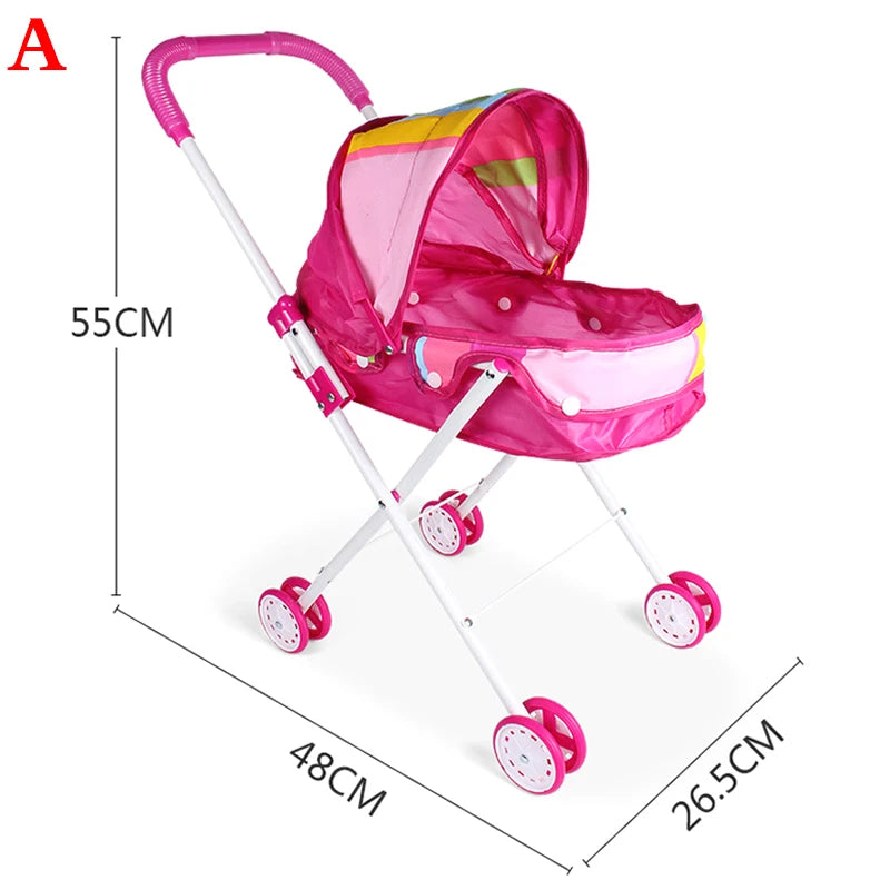 Doll Stroller for 9–12 Inch Baby Dolls