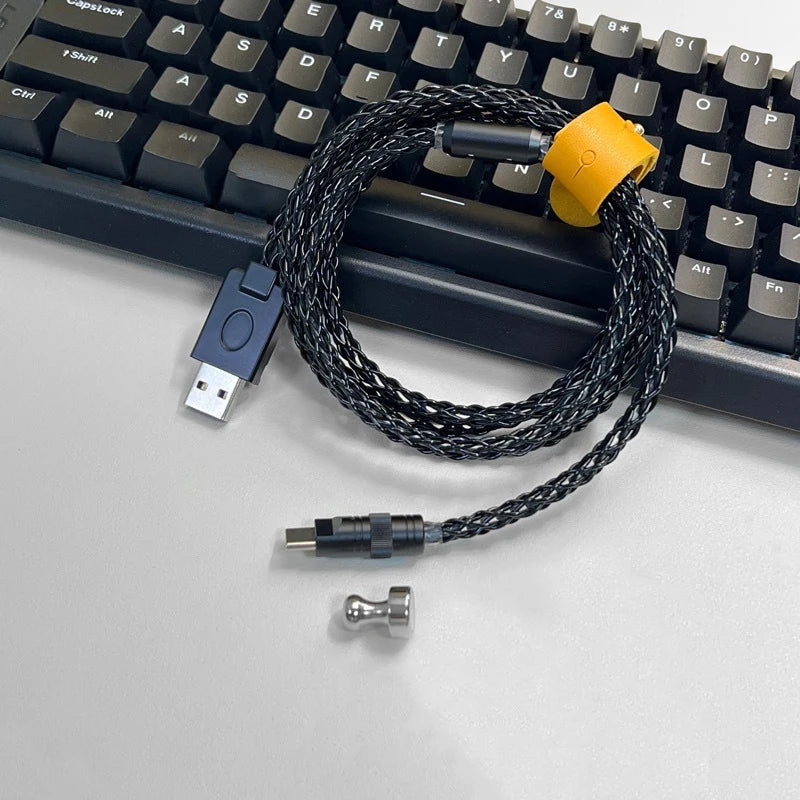 Magnetic Single-Crystal Copper Keyboard Cable