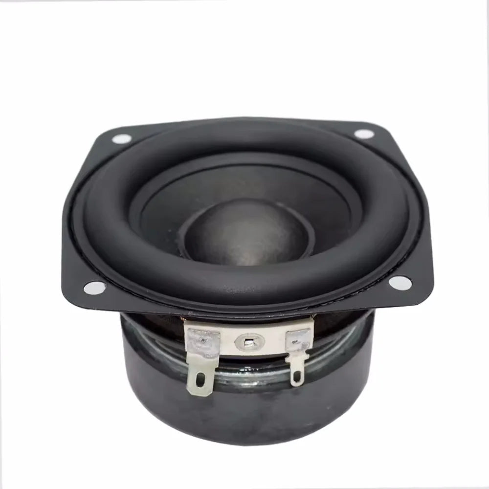 New 3 Inch Subwoofer Speaker 78MM 4 Ohm 15W Convex Cap Bass Square Woofer Dual Magnetic Speaker DIY Bookshelf Home Speakers