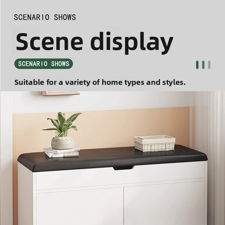 Entryway Shoe Bench with Storage